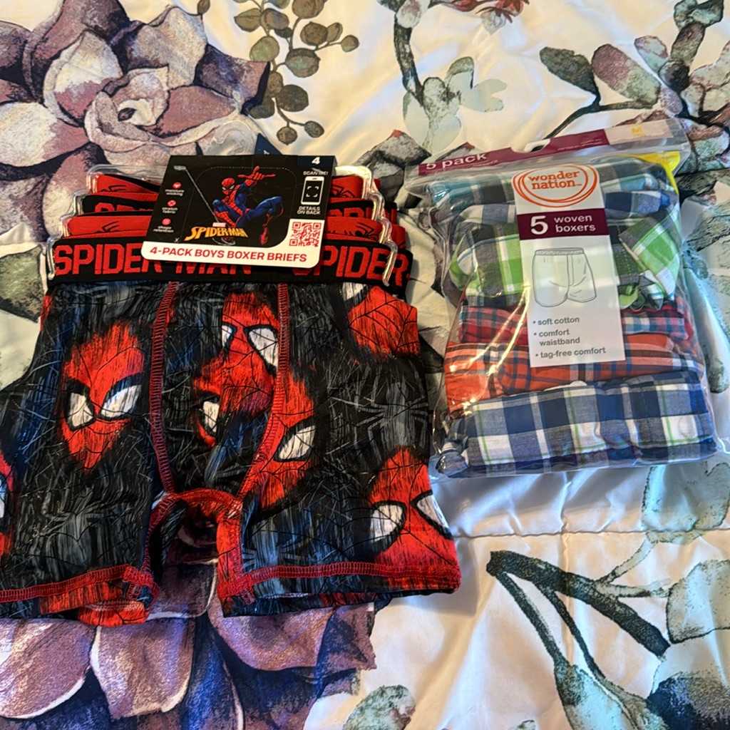 Brand New Pack Of Spider Man Briefs